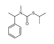 S-propan-2-yl N-methyl-N-(1-phenylethyl)carbamothioate结构式