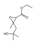 ethyl 3-(2-hydroxy-2-methylpropyl)-3-methyloxirane-2-carboxylate结构式