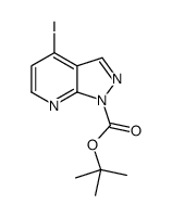 TERT-BUTYL 4-IODO-1H-PYRAZOLO[3,4-B]PYRIDINE-1-CARBOXYLATE Structure