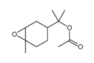 α,α,6-trimethyl-7-oxabicyclo[4.1.0]heptane-3-methyl acetate结构式