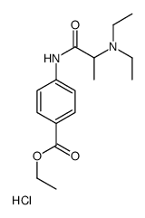 [1-(4-ethoxycarbonylanilino)-1-oxopropan-2-yl]-diethylazanium,chloride结构式