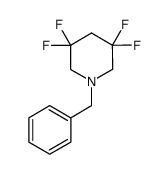 1-benzyl-3,3,5,5-tetrafluoropiperidine Structure