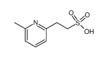 2-(6-methyl-[2]pyridyl)-ethanesulfonic acid Structure