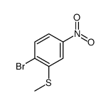 1-bromo-2-methylsulfanyl-4-nitrobenzene结构式