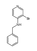 3-BROMO-4-BENZYLAMINOPYRIDINE structure