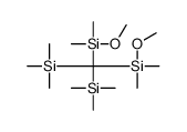 [bis[methoxy(dimethyl)silyl]-trimethylsilylmethyl]-trimethylsilane结构式