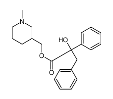 (1-methylpiperidin-3-yl)methyl 2-hydroxy-2,3-diphenylpropanoate Structure