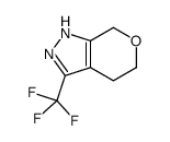 3-(Trifluoromethyl)-1,4,5,7-tetrahydropyrano[3,4-c]pyrazole结构式