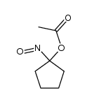 1-acetoxy-1-nitrosocyclopentane Structure