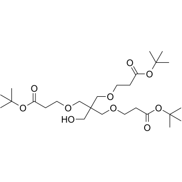 Tri(t-butoxycarbonylethoxymethyl) ethanol结构式