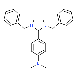 4-(1,3-Dibenzyl-2-imidazolidinyl)-N,N-dimethylaniline structure