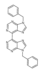 9,9'-dibenzyl-9H,9'H-[6,6']bipurinyl Structure