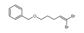 1-[(5,5-dibromopent-4-enyloxy)methyl]benzene Structure