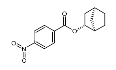 (+/-)-4-nitro-benzoic acid-[2exo]norbornyl ester Structure
