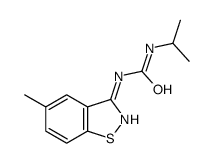 1-(5-methyl-1,2-benzothiazol-3-yl)-3-propan-2-ylurea Structure