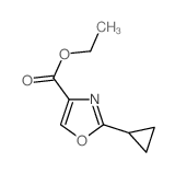 2-环丙基- 4-噁唑羧酸乙酯结构式