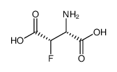 L-Aspartic acid, 3-fluoro-, threo- (9CI)结构式