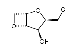 1,3:2,5-Dianhydro-6-chlor-6-desoxy-L-iditol结构式