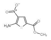 2-Thiophenecarboxylicacid,5-amino-4-nitro-,methylester(9CI) picture