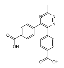 4-[6-(4-carboxyphenyl)-3-methyl-1,2,4-triazin-5-yl]benzoic acid结构式