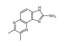 7,8-dimethyl-3H-imidazo[4,5-f]quinoxalin-2-amine Structure