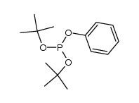 di-tert-butyl phenyl phosphite Structure