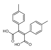 2,3-bis(4-methylphenyl)but-2-enedioic acid Structure