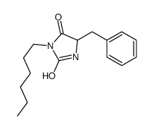 5-benzyl-3-hexylimidazolidine-2,4-dione Structure