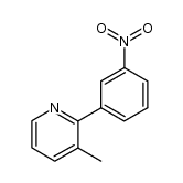 3-methyl-2-(3-nitrophenyl)pyridine Structure