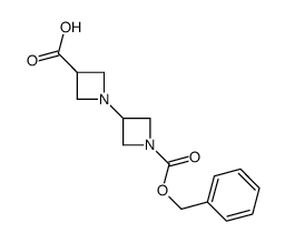 [1,3]BI氮杂啶-3,1-二羧酸 1-苄酯结构式