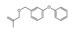 1-(2-methylprop-2-enoxymethyl)-3-phenoxybenzene结构式