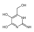 4(1H)-Pyrimidinone, 2-amino-5-hydroxy-6-(hydroxymethyl)- (9CI)结构式