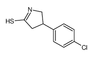 4-(4-chlorophenyl)pyrrolidine-2-thione Structure