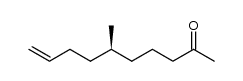 (S)-6-methyl-9-decen-2-one结构式