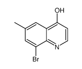 8-Bromo-4-hydroxy-6-methylquinoline结构式
