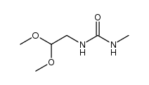 N-(2,2-dimethoxyethyl)-N-methylurea Structure
