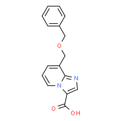 IMidazo[1,2-a]pyridine-3-carboxylic acid, 8-[(phenylmethoxy)Methyl]- Structure