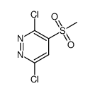 3,6-Dichloro-4-methanesulfonylpyridazine Structure