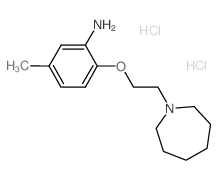 2-(2-Azepan-1-yl-ethoxy)-5-methyl-phenylamine dihydrochloride Structure