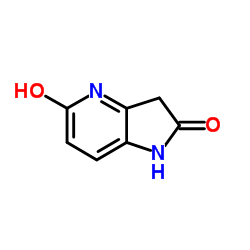 5-Hydroxy-1,3-dihydro-2H-pyrrolo[3,2-b]pyridin-2-one结构式