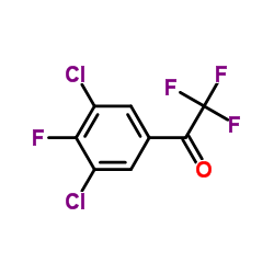 1-(3,5-Dichloro-4-fluorophenyl)-2,2,2-trifluoroethanone structure