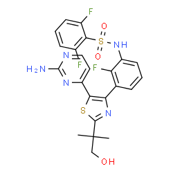 Hydroxy dabrafenib结构式