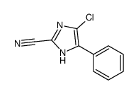 5-chloro-4-phenyl-1H-imidazole-2-carbonitrile结构式