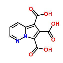 Pyrrolo[1,2-b]pyridazine-5,6,7-tricarboxylic acid Structure