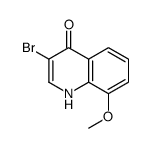 3-溴-4-羟基-8-甲氧基喹啉结构式