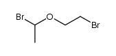 1-bromo-1-(2-bromoethoxy)ethane结构式