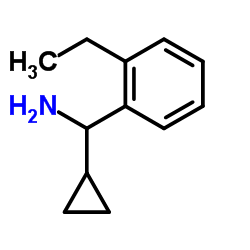 1-Cyclopropyl-1-(2-ethylphenyl)methanamine Structure