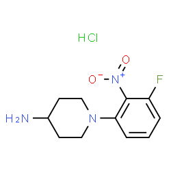 1-(3-Fluoro-2-nitrophenyl)piperidin-4-amine hydrochloride picture