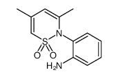 2-(3,5-dimethyl-1,1-dioxothiazin-2-yl)aniline Structure