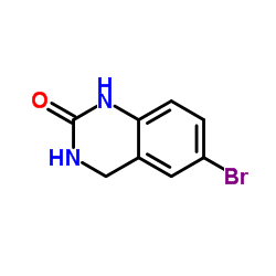 6-溴-3,4-二氢喹唑啉-2-酮结构式